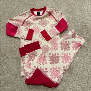 Helly Hansen kids / girls snowflake long underwear base layer Sz 92/2